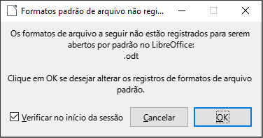 LibreOffice Windows tipoarquivo