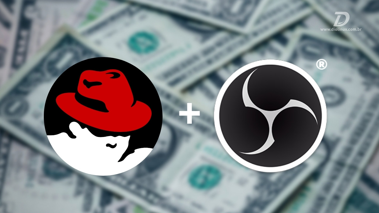 Red Hat doa 10 mil dólares para o OBS Studio - Diolinux