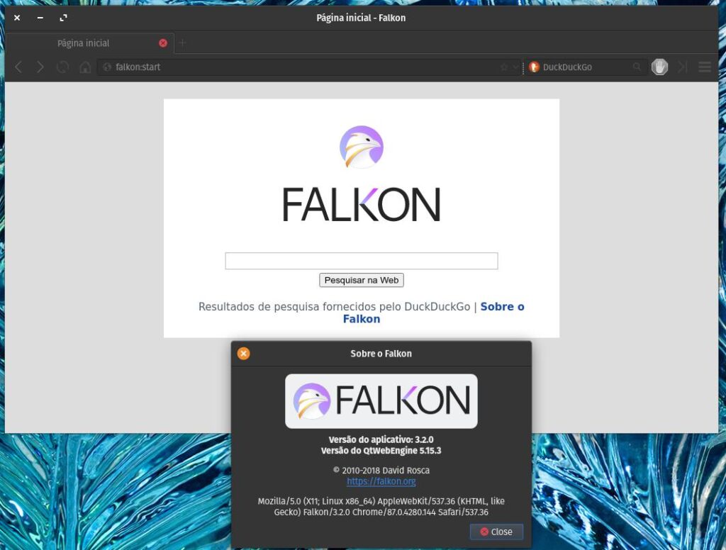 Navegador Falkon 3.2.0