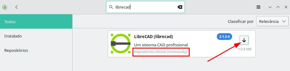 Como instalar o LibreCAD Manjaro.