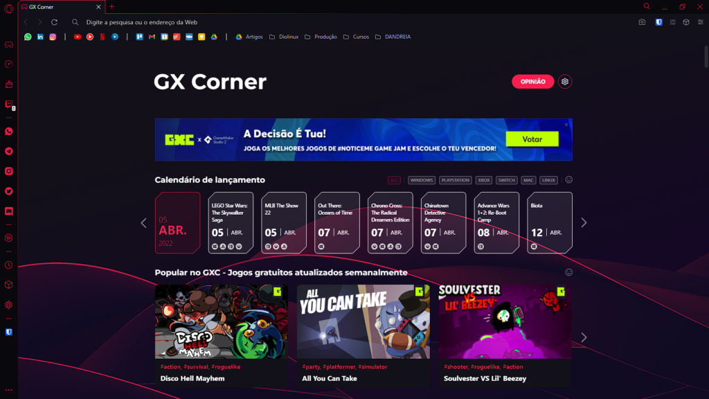 Opera GX, o navegador gamer com recursos poderosos - Diolinux