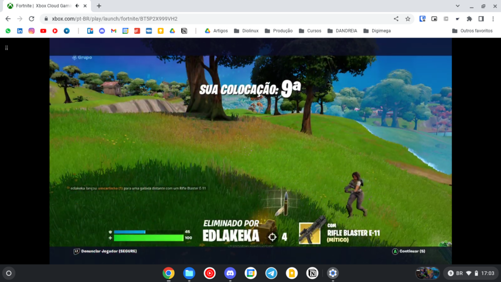 Fortnite abre mas da erro, no POP os 20.10 - Linux - Diolinux Plus