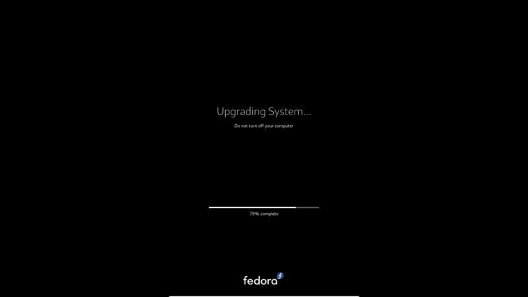 Fedora Workstation — Atualização