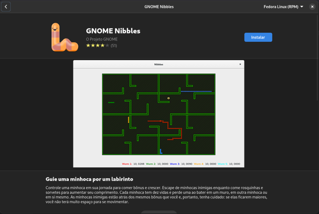 Snake on the chase no Linux - Veja como instalar o jogo via Snap