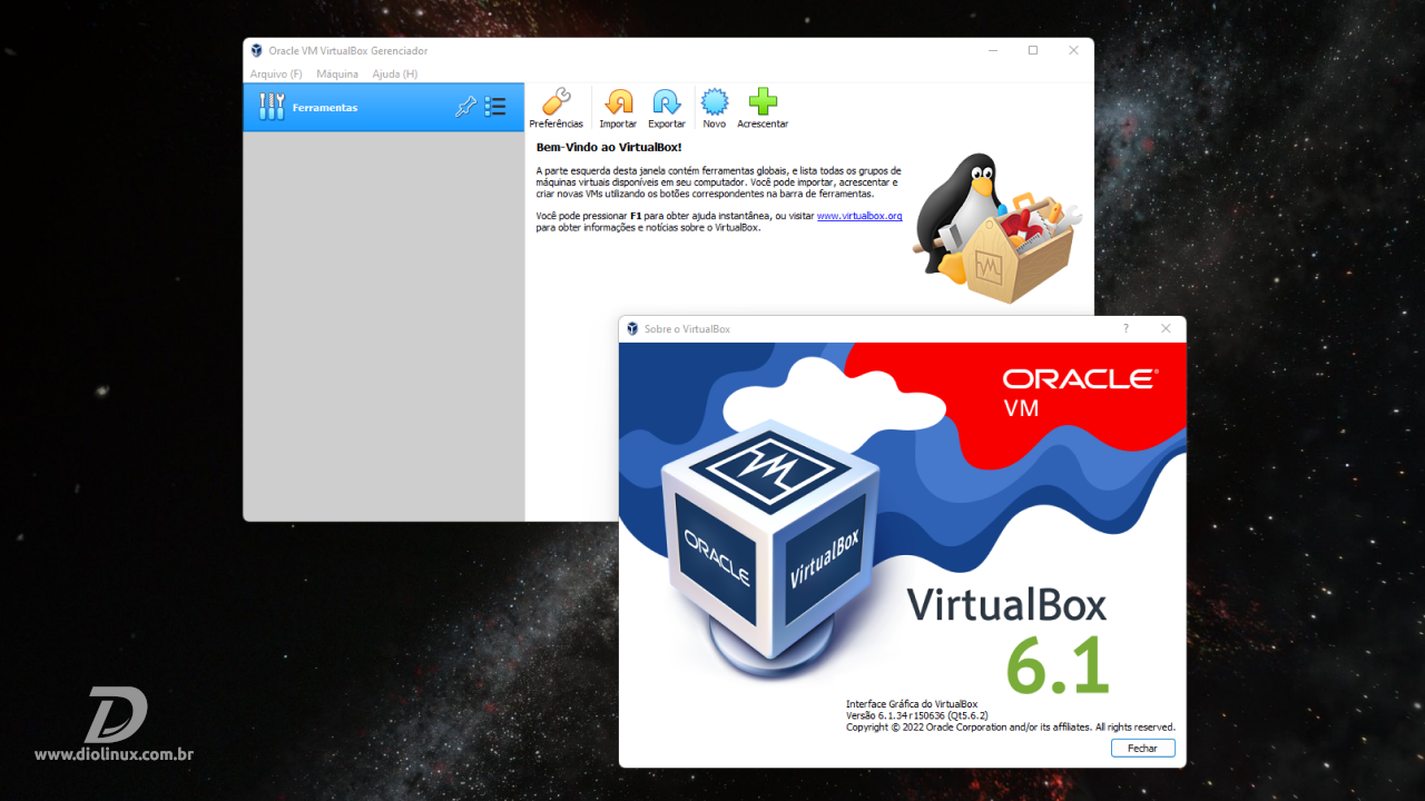 instalar o VirtualBox 6.1 no Linux