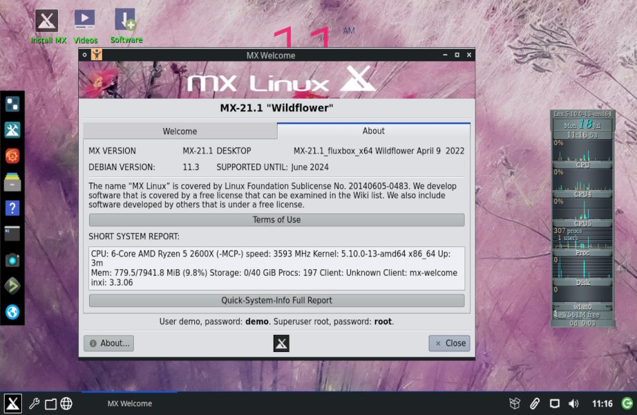 diolinux - blog - mx linux 21 fluxbox