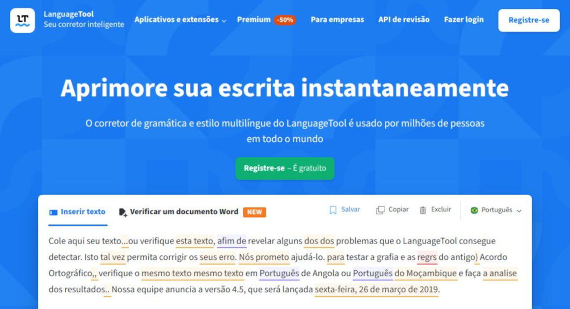 Top 10 Melhores Corretores De Texto Em 2024 (Language Tool E Mais