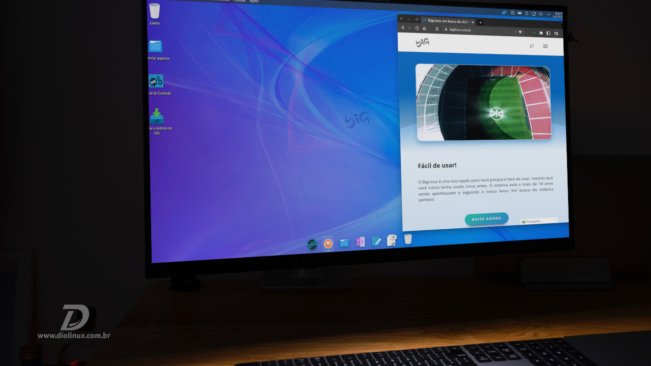 BigLinux ganha site atualizado e muito mais completo