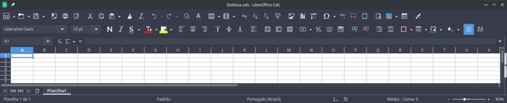 LibreOffice — Planilhas