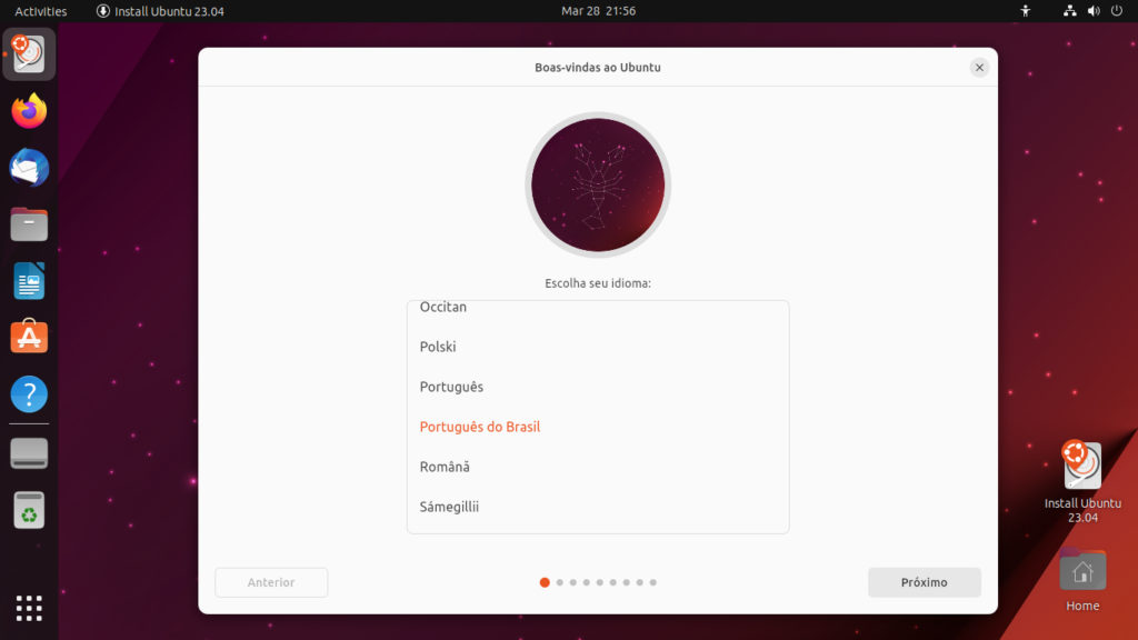 Ubuntu 23.04 Lunar Lobster: o que sabemos até agora instalador pg1