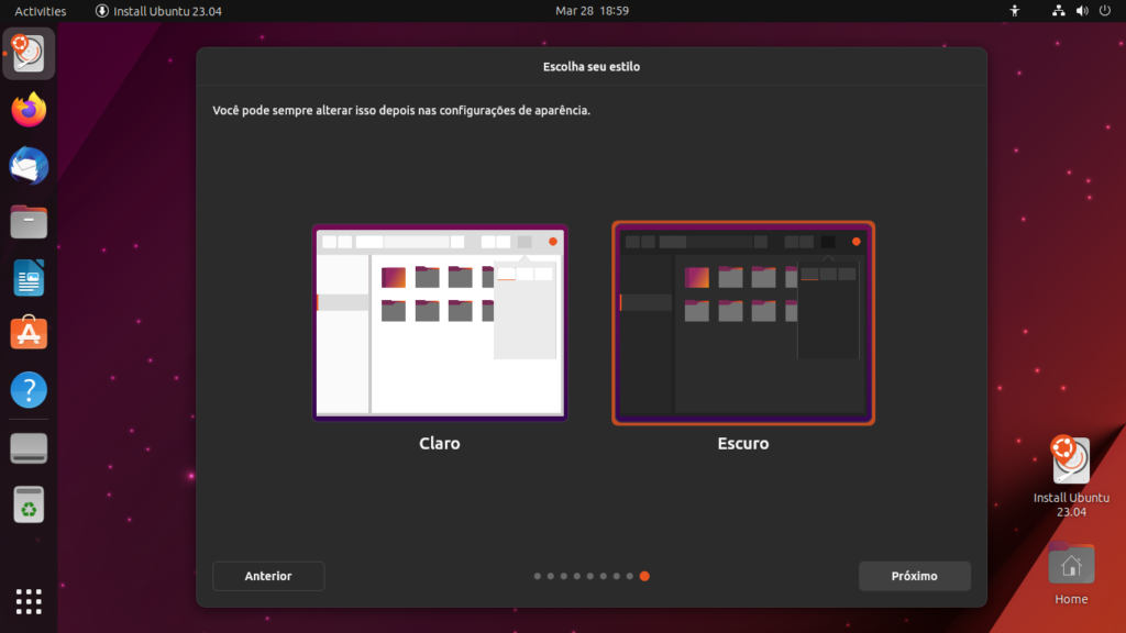 Ubuntu 23.04 Lunar Lobster: o que sabemos até agora instalador pg8