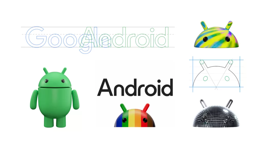 Logo do Android redesenhado