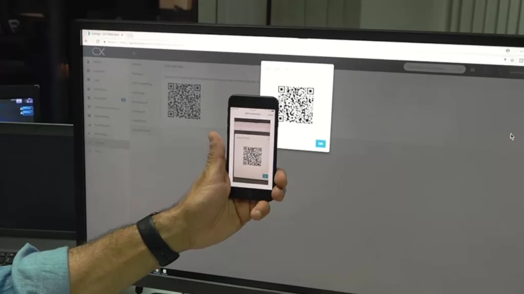 app 3CX para Android  - escanear QR