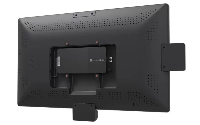 Chromebox Micro com monitor touch screen