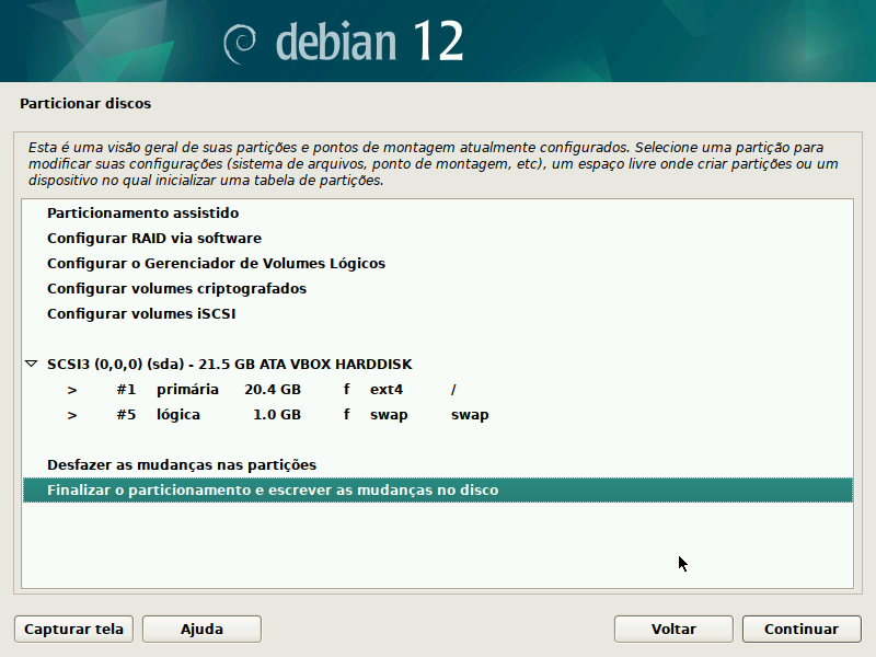 Aprenda a instalar o Debian 12 8