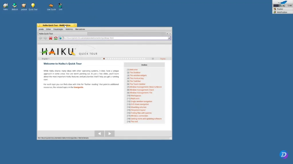 Haiku, um sistema operacional retrô para reviver seu computador antigo 2