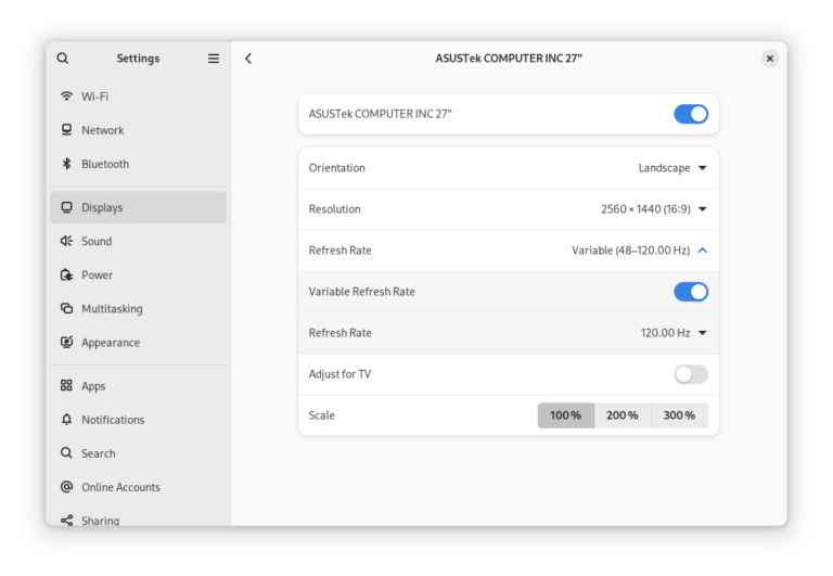 GNOME 46 Tem Implementa o Inicial Da Taxa De Atualiza o Vari vel VRR 