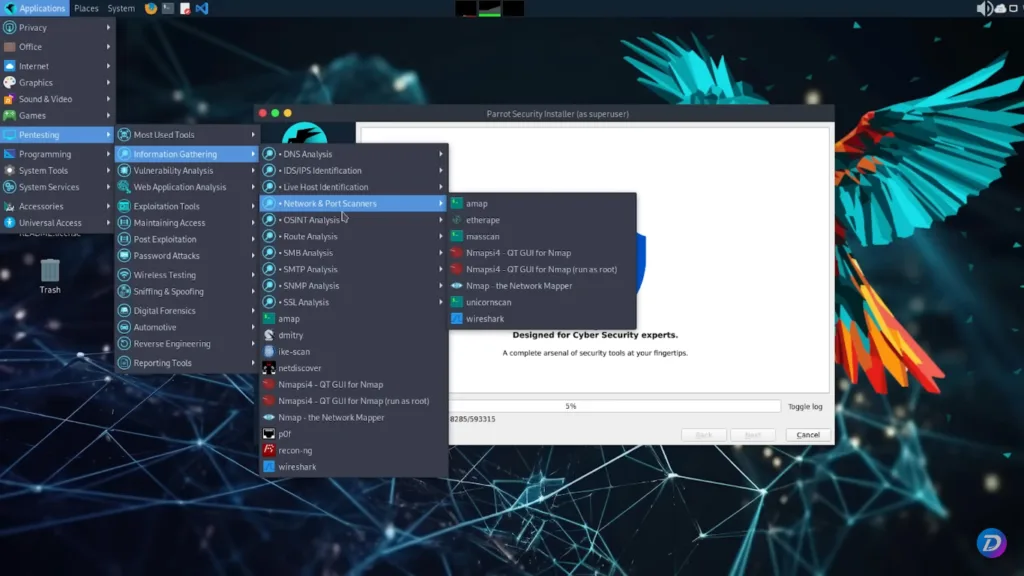 Parrot OS, um sistema Linux versátil para hackers 4