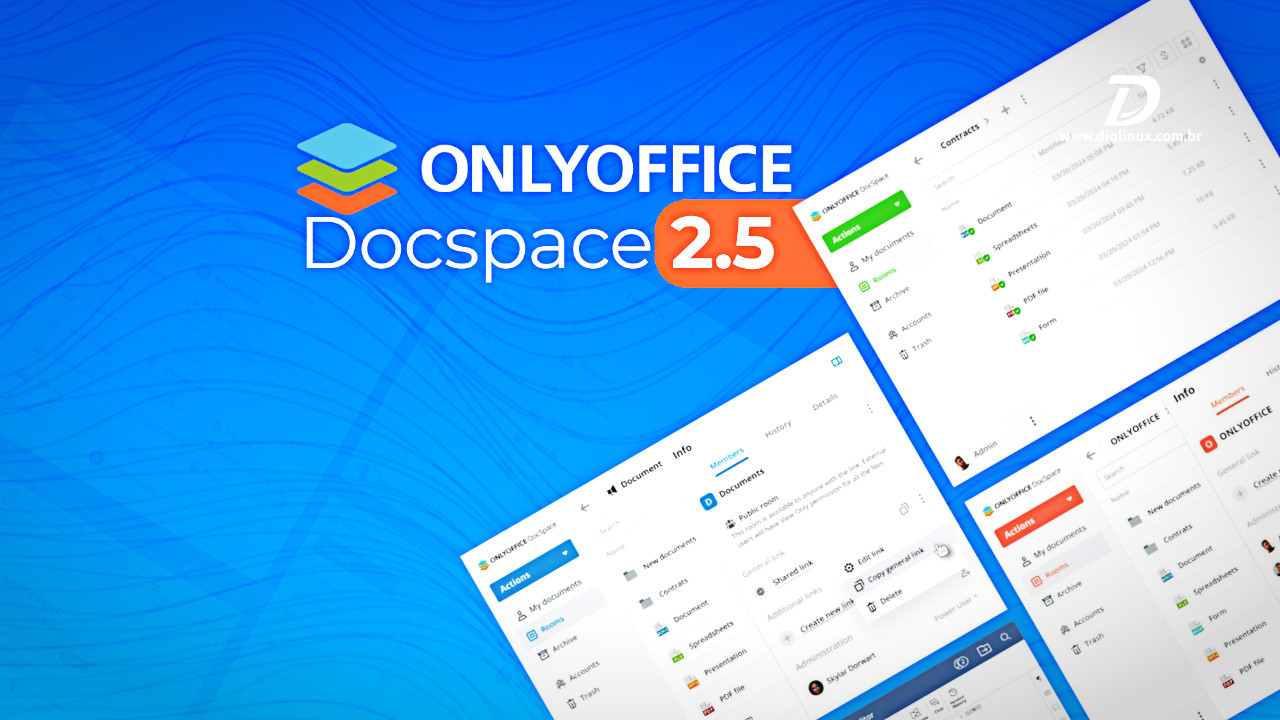 Novidades do ONLYOFFICE DocSpace 2.5 melhoram a colaboração em equipe ...