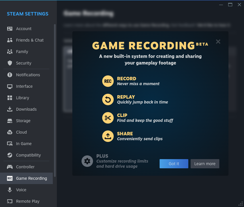 Game Recording - ferramenta para gravar vídeo pelo Steam está em Beta 2