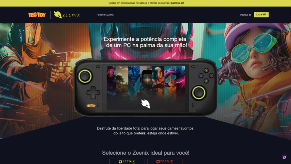 Zeenix, o Steam Deck brasileiro! 2