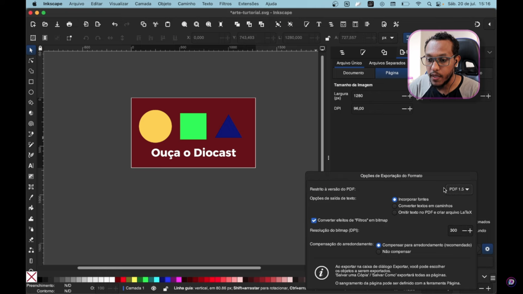 Como exportar arte do Inkscape para animação no After Effects 2