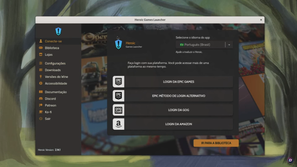 Como utilizar o Heroic Games Launcher para jogar no Linux 1