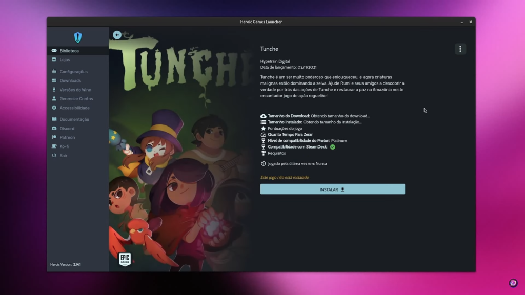 Como utilizar o Heroic Games Launcher para jogar no Linux 4