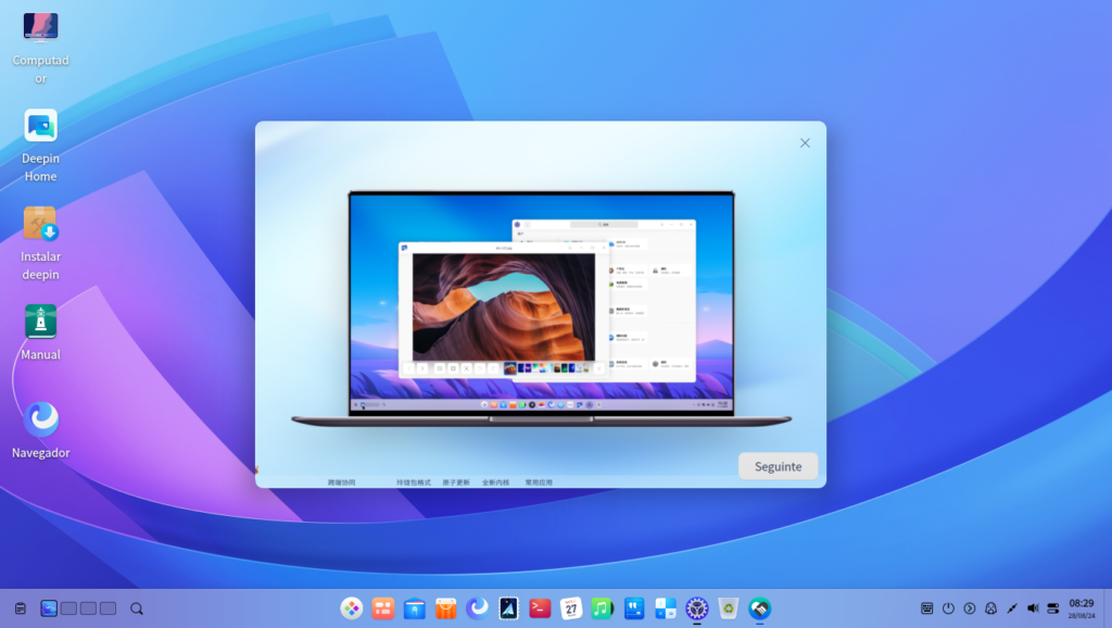 Primeiras impressões com o Deepin 23 6