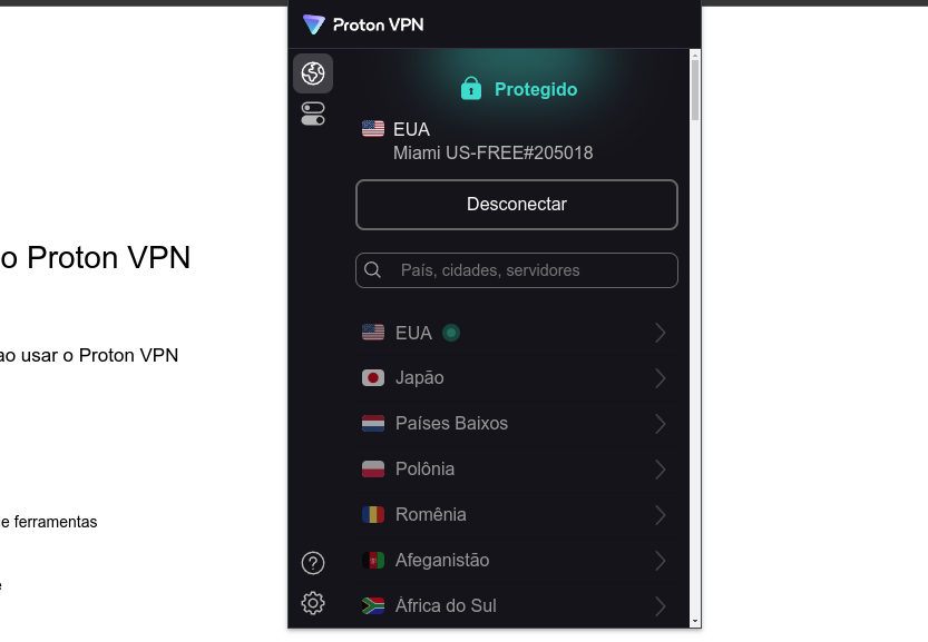 Proton VPN, uma nova extensão de VPN gratuita para navegadores 1