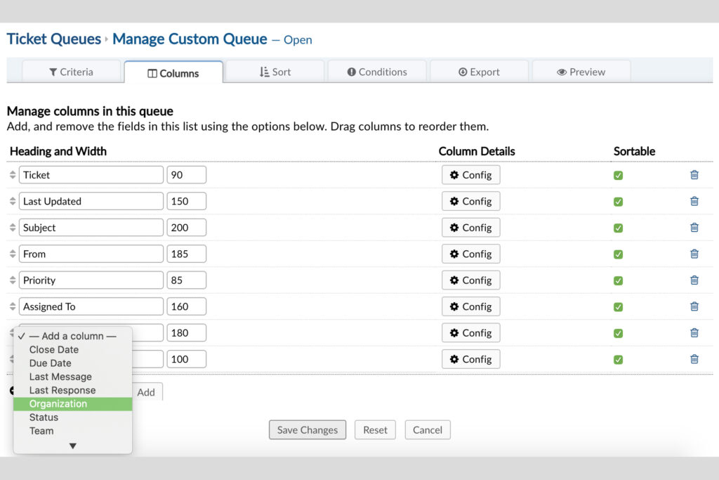 ferramentas opensource - osticket - interface